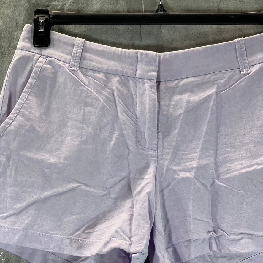 J.CREW Women's Light Purple Classic 5" Chino Shorts SZ 10
