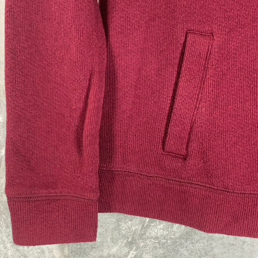 J.CREW Women's Cabernet Funnelneck Long Sleeve Pullover Sweatshirt SZ XS