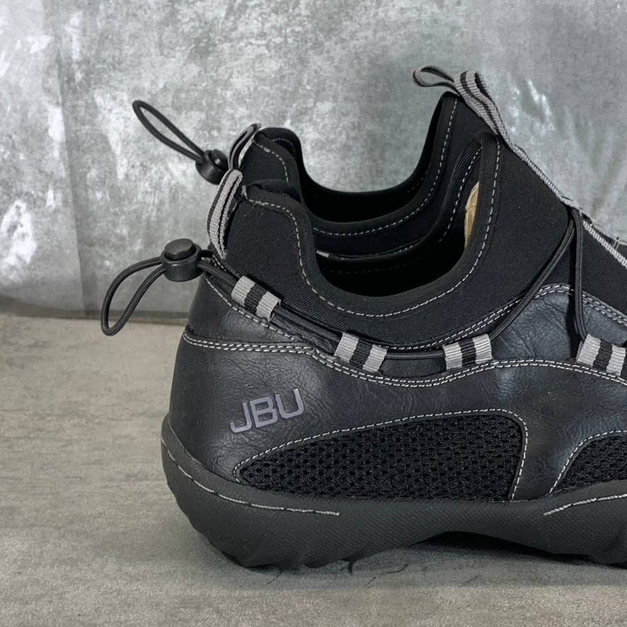 JBU BY JAMBU Men's Black Tex Mesh Bungee Non-Slip Slip-On Sneakers SZ 11