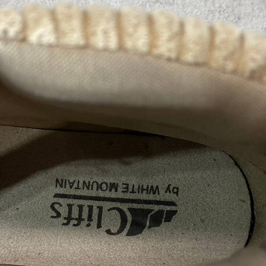 CLIFFS By White Mountain Women's Ice/Fabric Connie Lace-Up Ankle Boots SZ 6