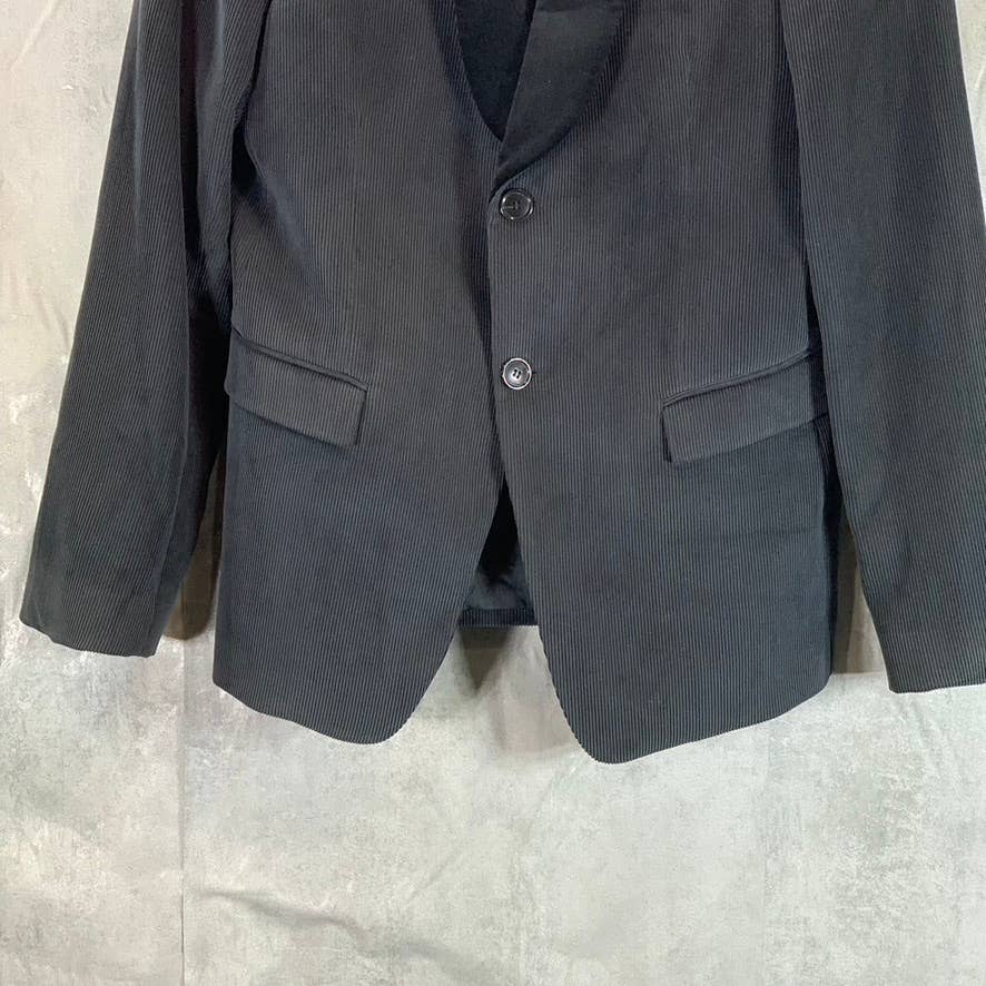 EMPORIO ARMANI Men's Black G-Line Velvet Textured Satin-Collar Dinner Jacket