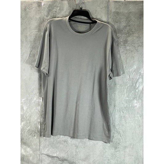 BANANA REPUBLIC Men's Gray Luxe Touch Crewneck Short Sleeve T-Shirt SZ XL