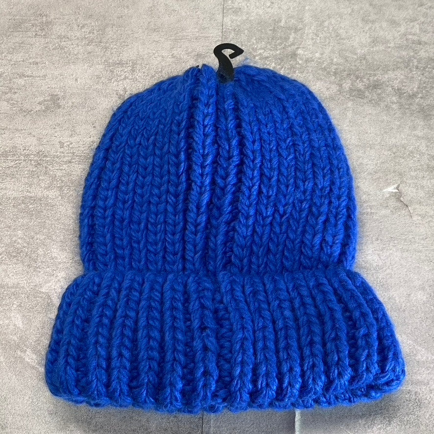 MODENA New York Women's Blue Knit Cuffed Beanie SZ OS