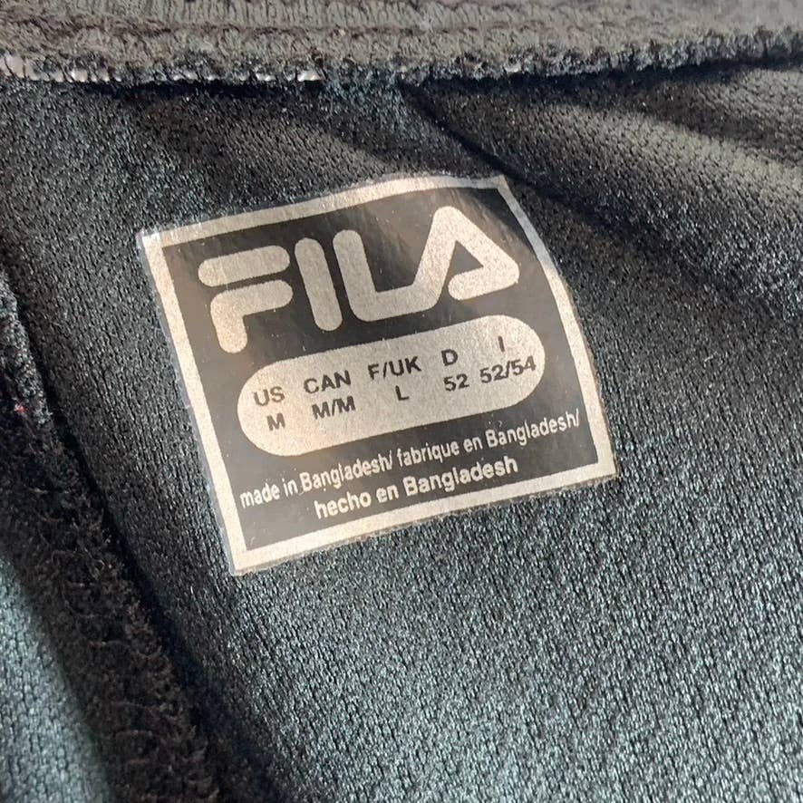 FILA Men's Elasticized Waist Pull-On Basketball Shorts SZ M