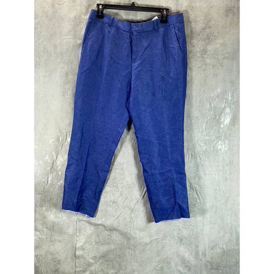 BANANA REPUBLIC Women's Petite Royal Blue Avery Straight Pant SZ 8P