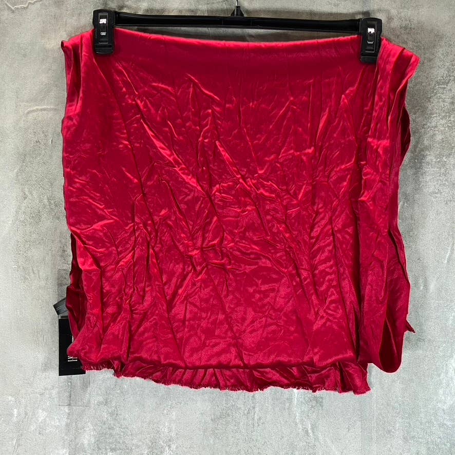 INC INTERNATIONAL CONCEPTS Women's Baked Apple Solid Knit Wrap Scarf SZ OS