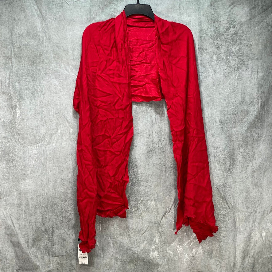 INC INTERNATIONAL CONCEPTS Red Wrap & Scarf OS