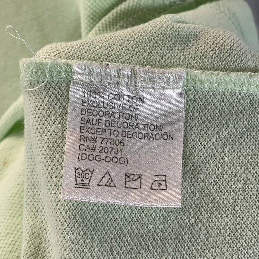 POLO RAPLH LAUREN Men's Light Green Short Sleeve Polo Shirt SZ 2XL