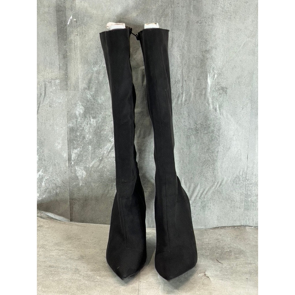 INC INTERNATIONAL CONCEPTS Women's Black Rajel Knee-High Dress Stiletto Boot SZ6
