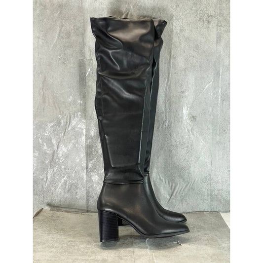 INC INTERNATIONAL CONCEPTS Women's Black Windee Over-The-Knee Heeled Boots SZ 9