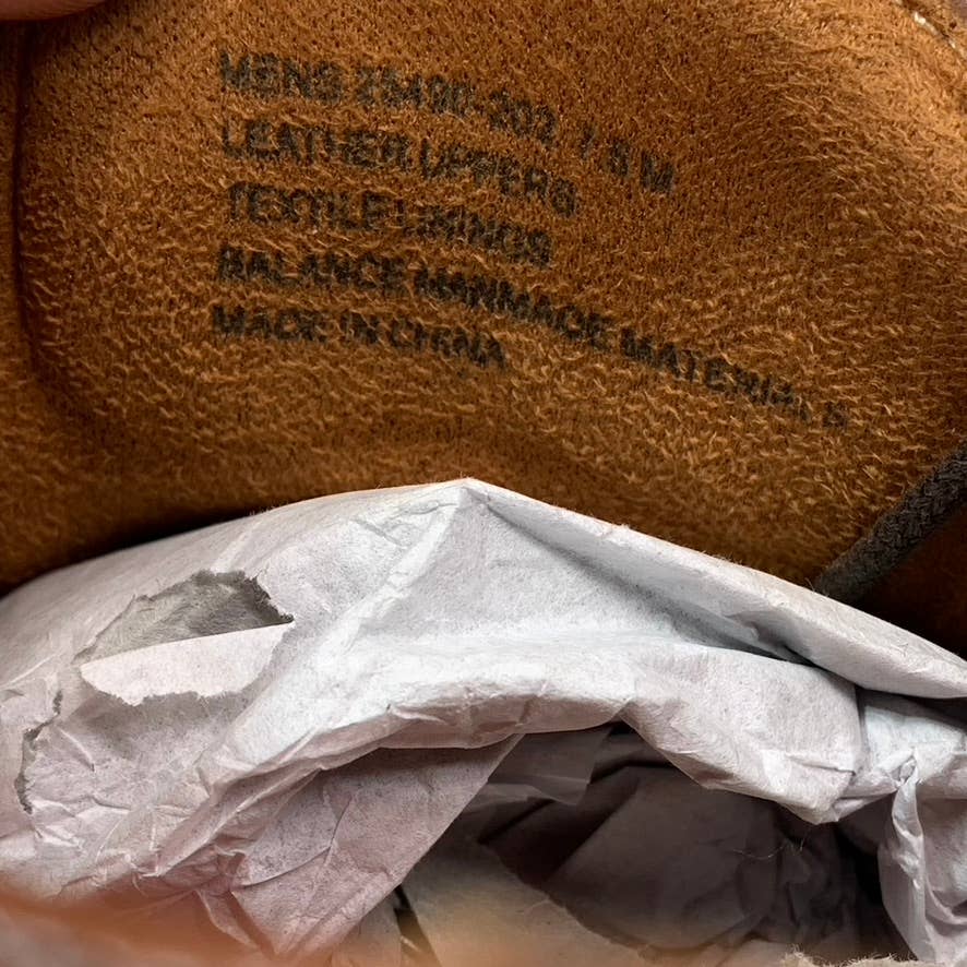 STACY ADAMS Men's Chocolate Leather Marlton Plain-Toe Lace-Up Oxfords SZ 7.5