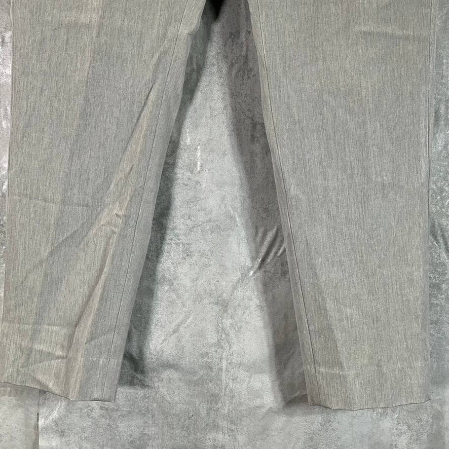 BANANA REPUBLIC Women's Medium Grey Heather Sloan Slim Mid-Rise Pants SZ 14