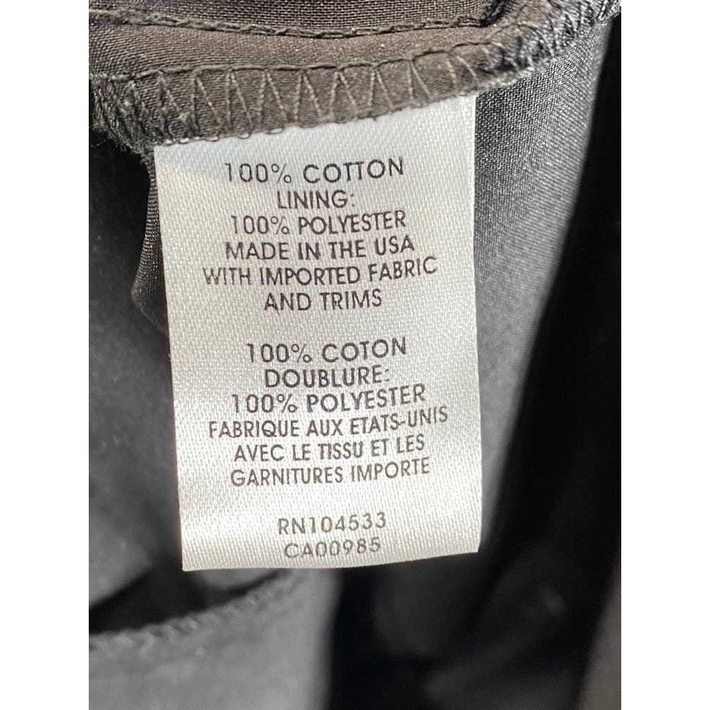 NANETTE LEPORE Women's Black Crochet Flutter-Sleeve Mini Dress SZ 4