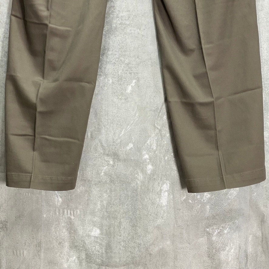 DOCKERS Brown Classic-Fit Stretch Signature Khaki Pants SZ 38X30