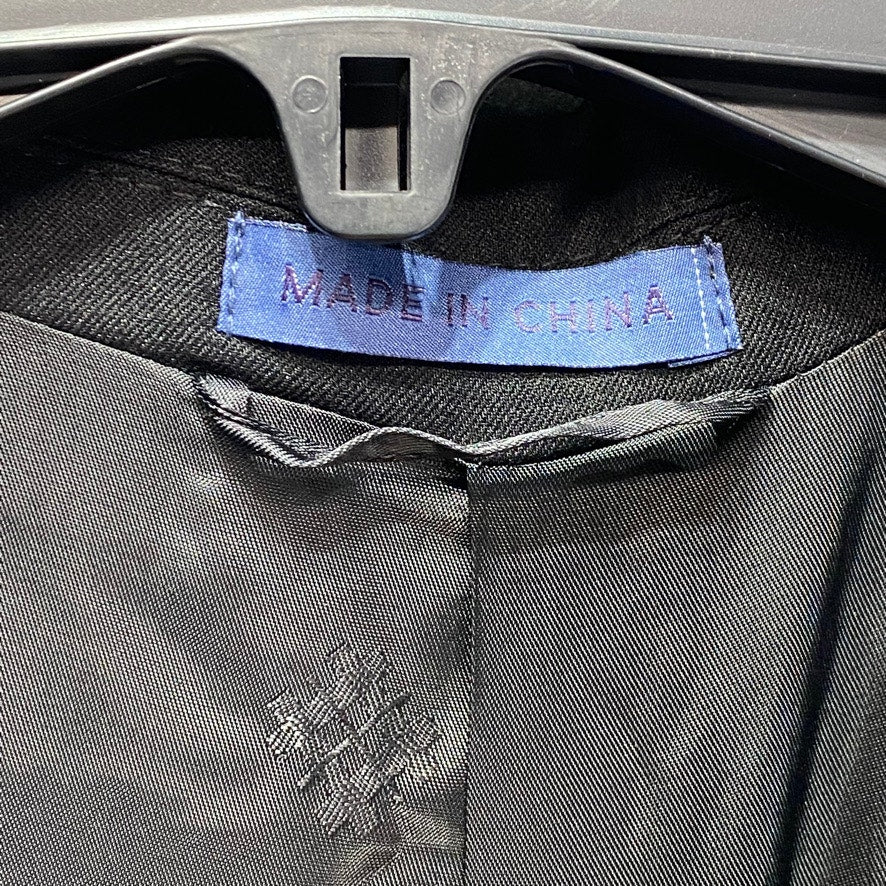 RYAN SEACREST DISTINCTION Black Slim-Fit Stretch Long Tuxedo Jacket SZ 40