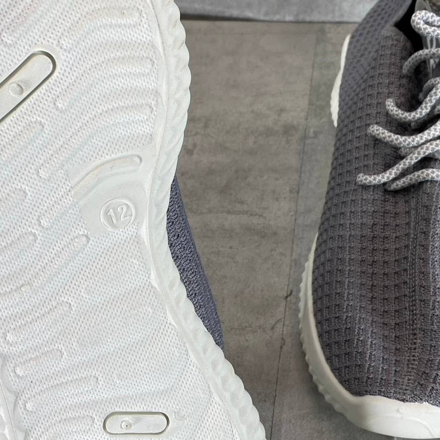 XRAY FOOTWEAR Men's Gray Knit Breathable Niko Lace-Up Sneakers SZ 12