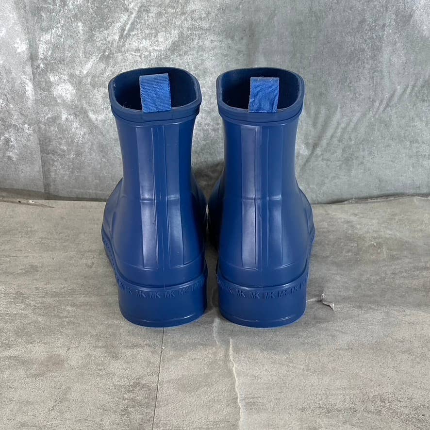 MICHAEL MICHAEL KORS Women's River Blue Mac Round-Toe Pull-On Rain Boots SZ 8