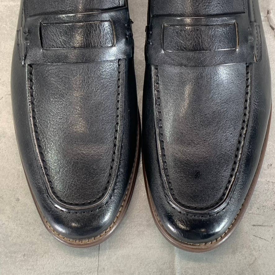 VINTAGE FOUNDRY CO. Men's Black Leather Rawson Slip-On Loafers SZ 9.5