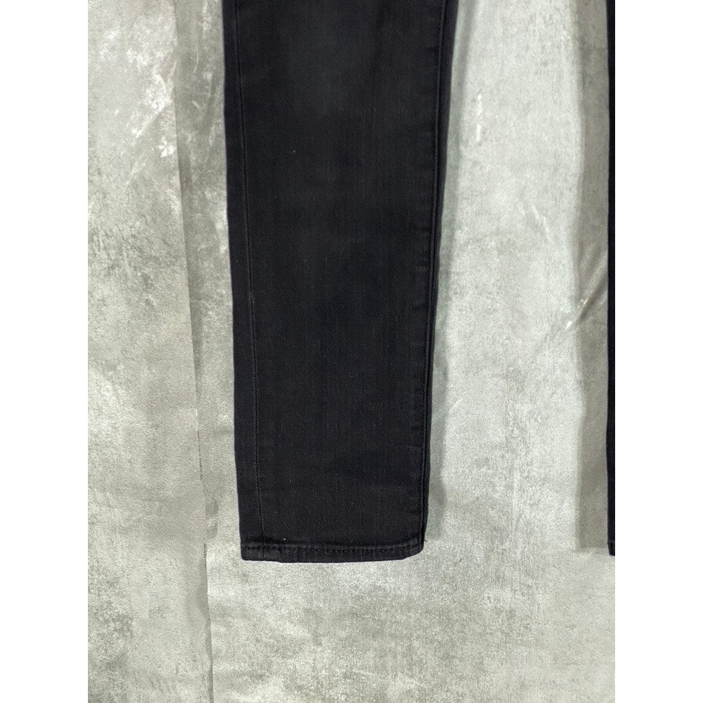 PAIGE Women’s Vintage Black Solid Jimmy Jimmy Low-Rise Skinny Jeans SZ 23