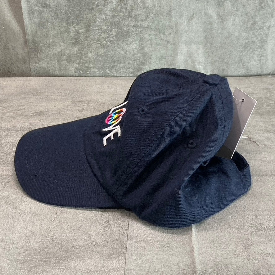 BP. Women's Navy Peace Love Dad Embroidered Adjustable Baseball Cap SZ OS