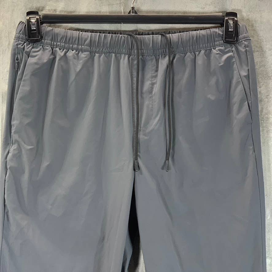 BANANA REPUBLIC Men's Gray Tech Pull-On Drawstring Jogger Pants SZ M