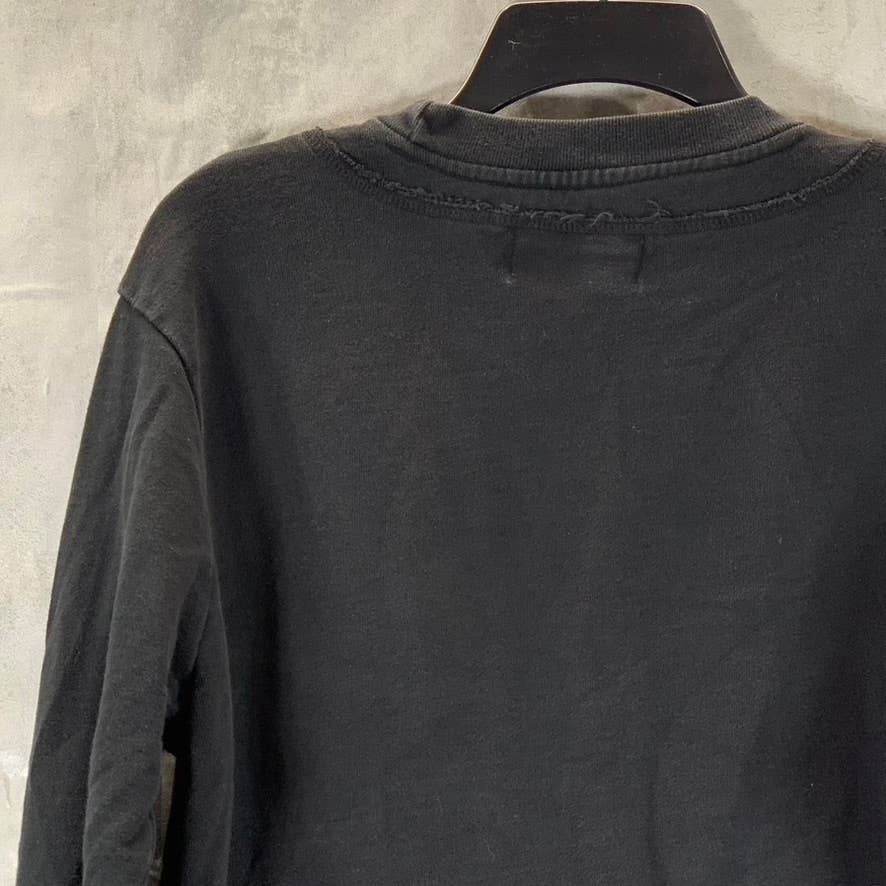 ZARA MAN Men's Black Crewneck Oversized Pullover Sweater SZ M