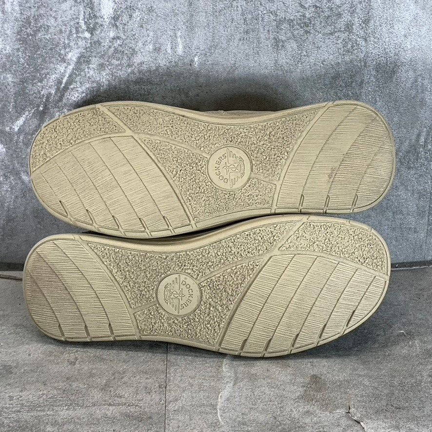DOCKERS Men's Sand Canvas Ron Comfort Casual Slip-On Loafers SZ 9.5