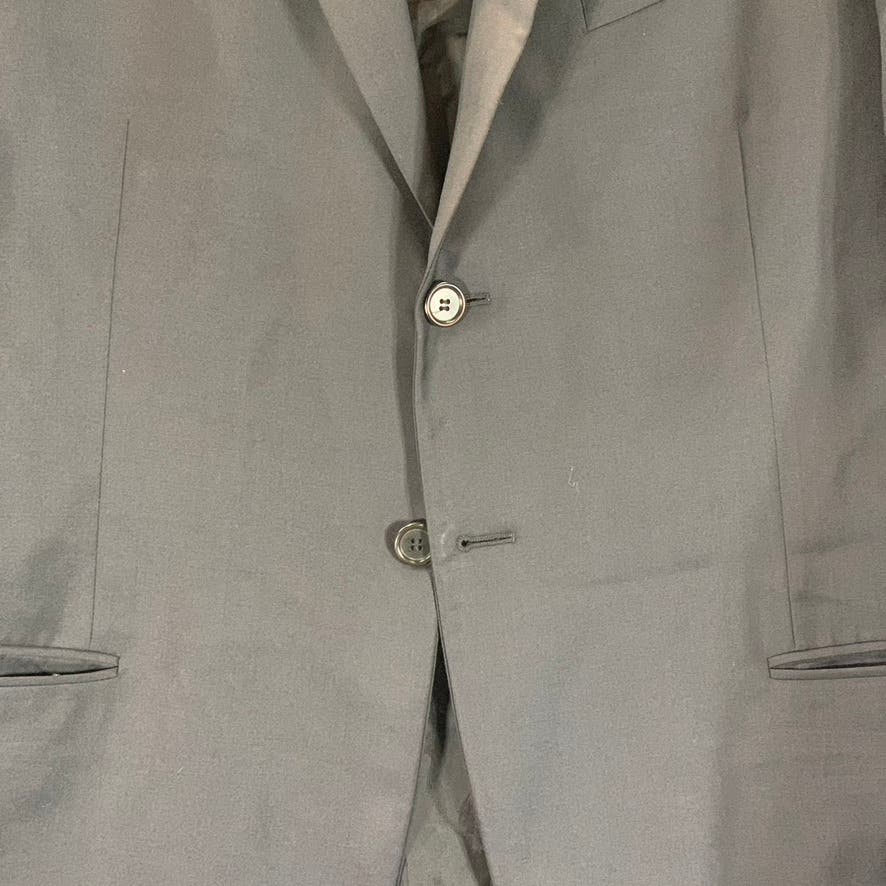 GIORGIO ARMANI Men's Black Solid Basic Two-Button Wool Sport Coat SZ 54 (US 44R)