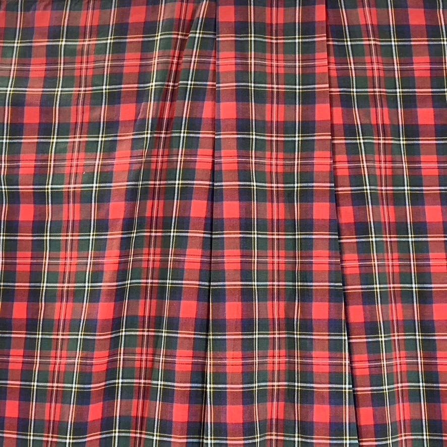 BROOKS BROTHERS Men's Red/Green Checkered Button-Up Long Sleeve Dress Shirt SZ17
