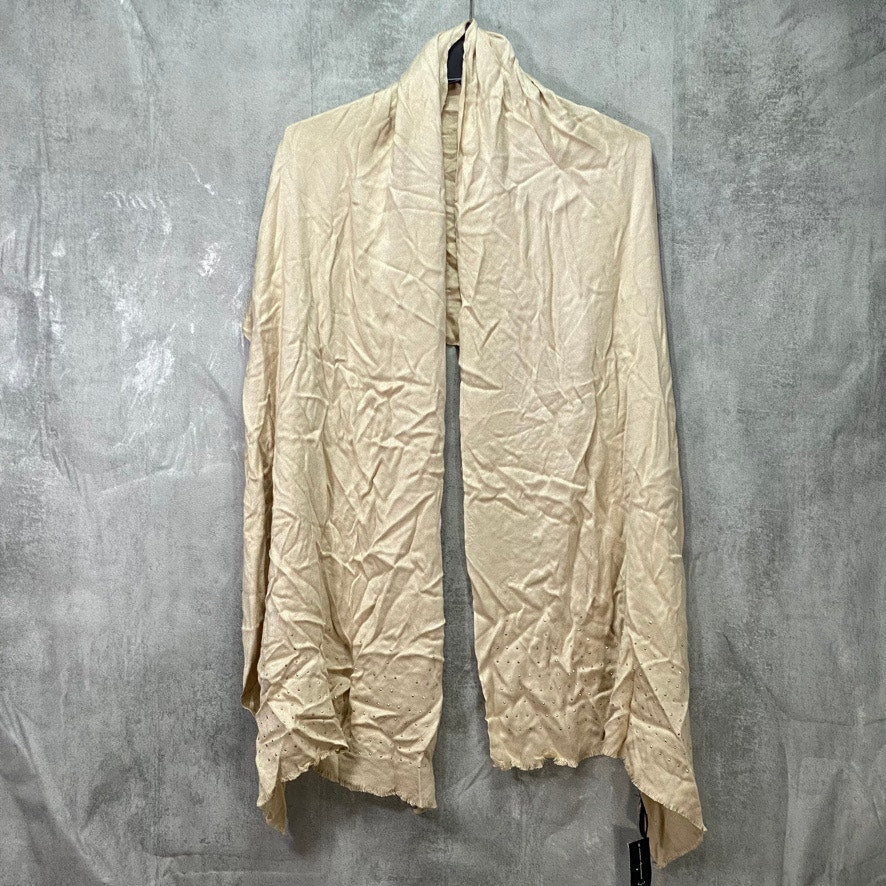 INC INTERNATIONAL CONCEPTS Belvedere Cream Gemstone Wrap OS