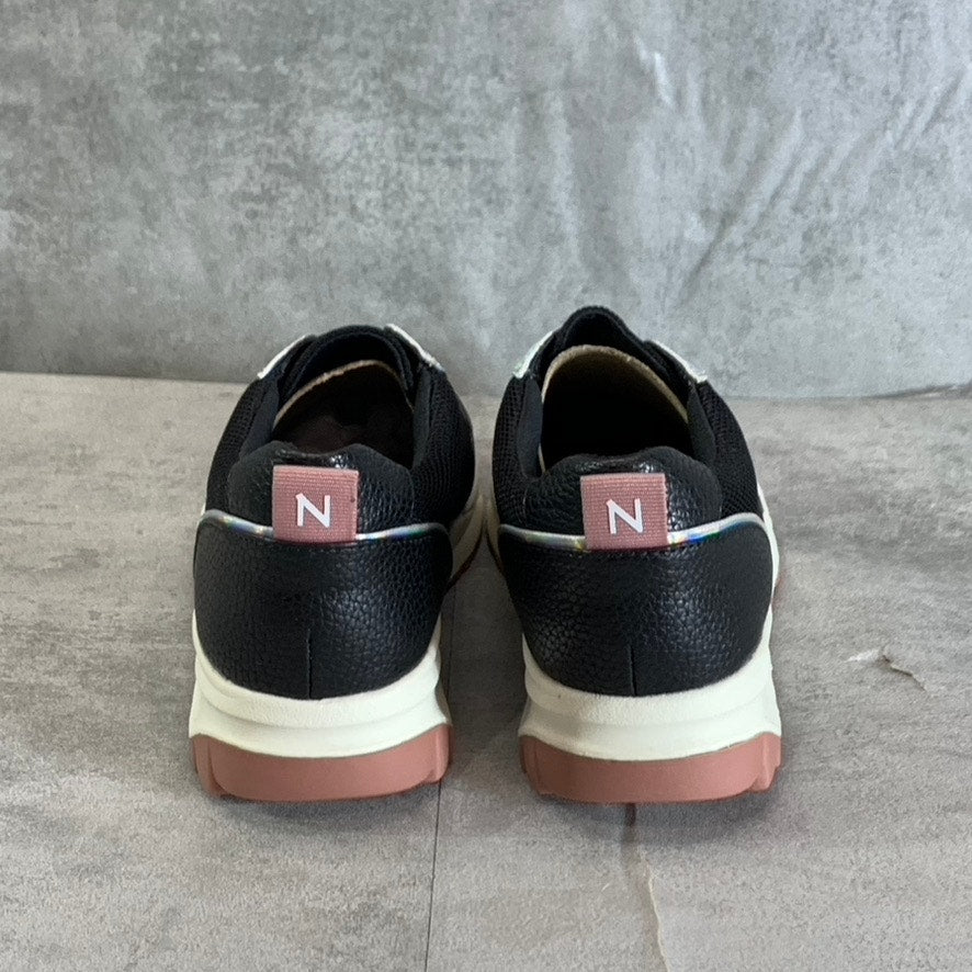 NATURALIZER Women's Black Iridescent Nima Slip-Resistance Slip-On Sneakers SZ 6