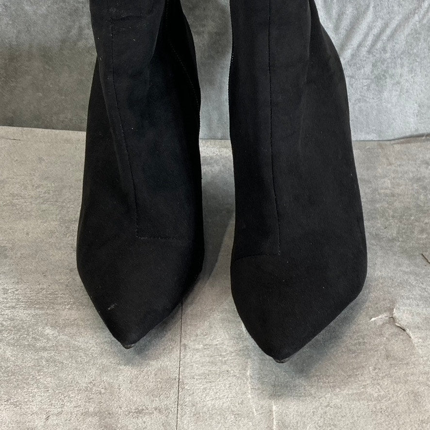 INC INTERNATIONAL CONCEPTS Women's Black Rajel Knee-High Dress Stiletto Boot SZ6