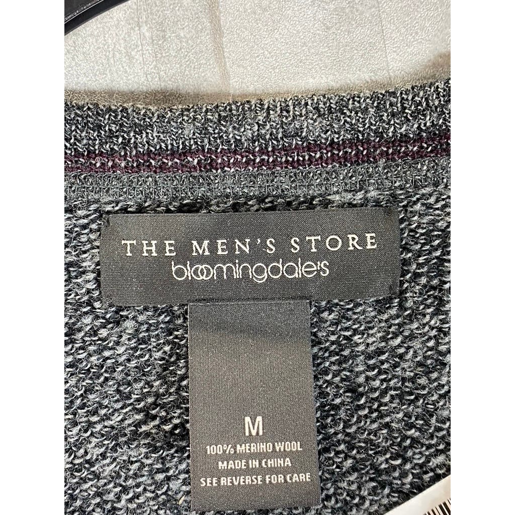 THE MEN'S STORE At Bloomingdale's Dark Grey Crewneck Merino Wool Sweater SZ M