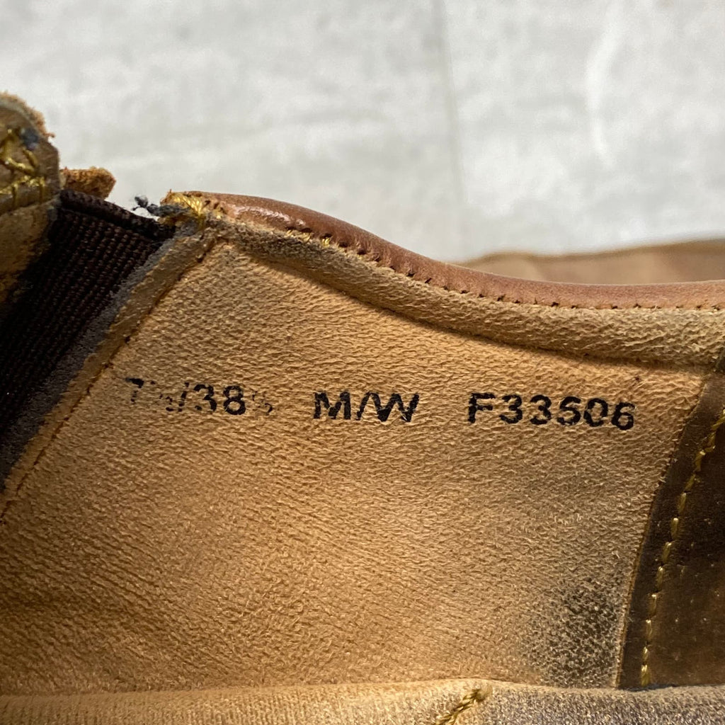 BORN Women's Brown Leather Side-Zip Slip-On Loafers SZ 7.5