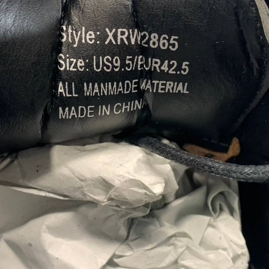 XRAY Men's Black Faux Leather Fellini Cap Toe Lace-Up Oxford Shoes SZ 9.5