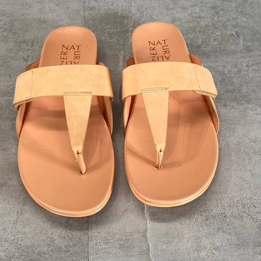 NATURALIZER Women's Peach GenN-Twirl Slip-On Thong Sandals SZ 6.5