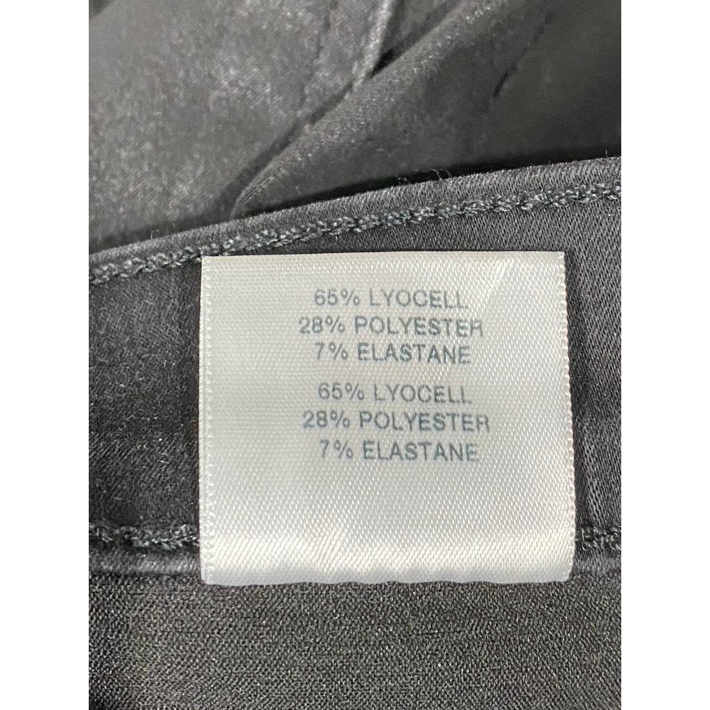 J BRAND Women's Stellar Black Solid Alma High-Rise Straight Jeans SZ 29