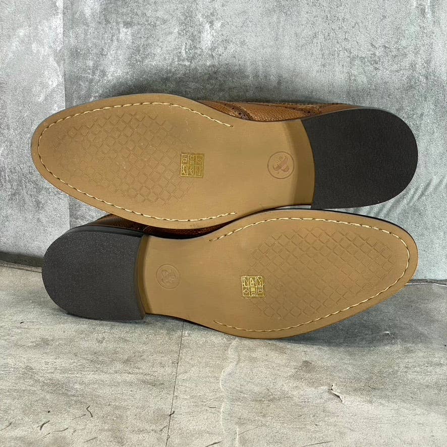 THOMAS & VINE Men's Cognac Garland Tru Comfort Foam Oxford Dress Shoes SZ 13