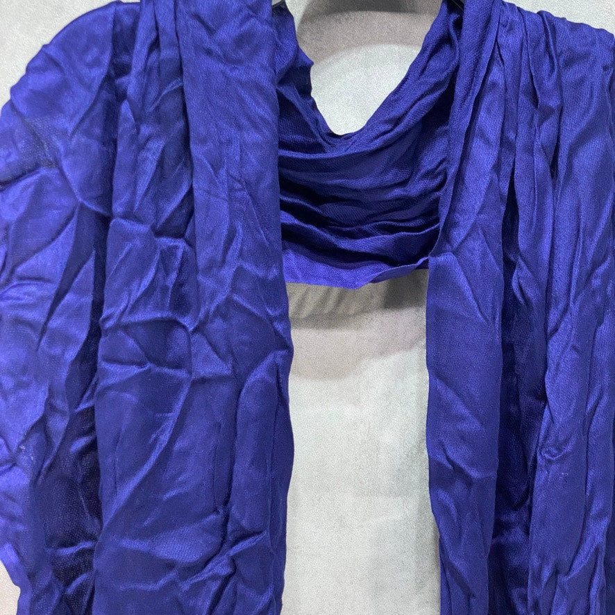 INC INTERNATIONAL CONCEPTS Blue Wrap & Scarf OS