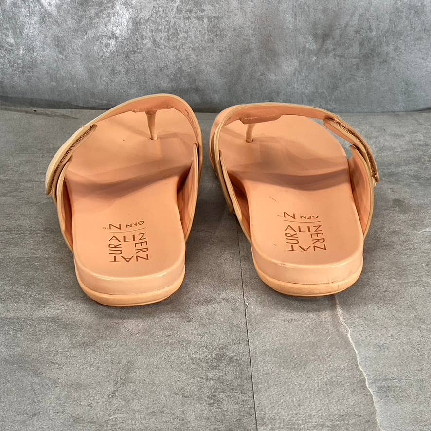 NATURALIZER Women's Peach GenN-Twirl Slip-On Thong Sandals SZ 6.5