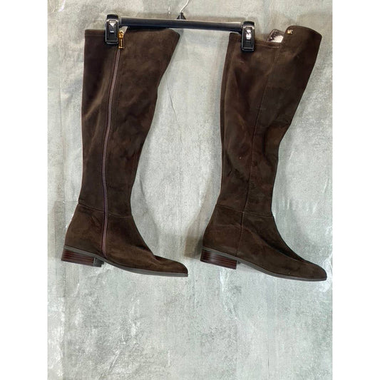 MICHAEL MICHAEL KORS Women's Brown Bromley Stretch Over-The-Knee Boots SZ 8