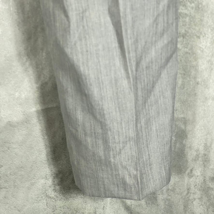 ORIGINAL PENGUIN Men's Light Grey Sharkskin Flat Front Dress Pants SZ 38