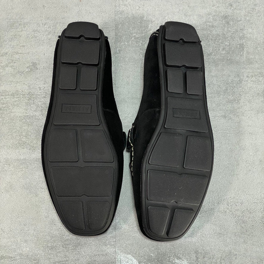 ALFANI Black Remy Driving Loafers SZ 11