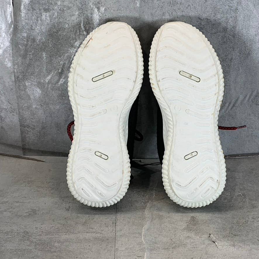 XRAY FOOTWEAR Men's Black/Red Knit Breathable Niko Lace-Up Sneakers SZ 8