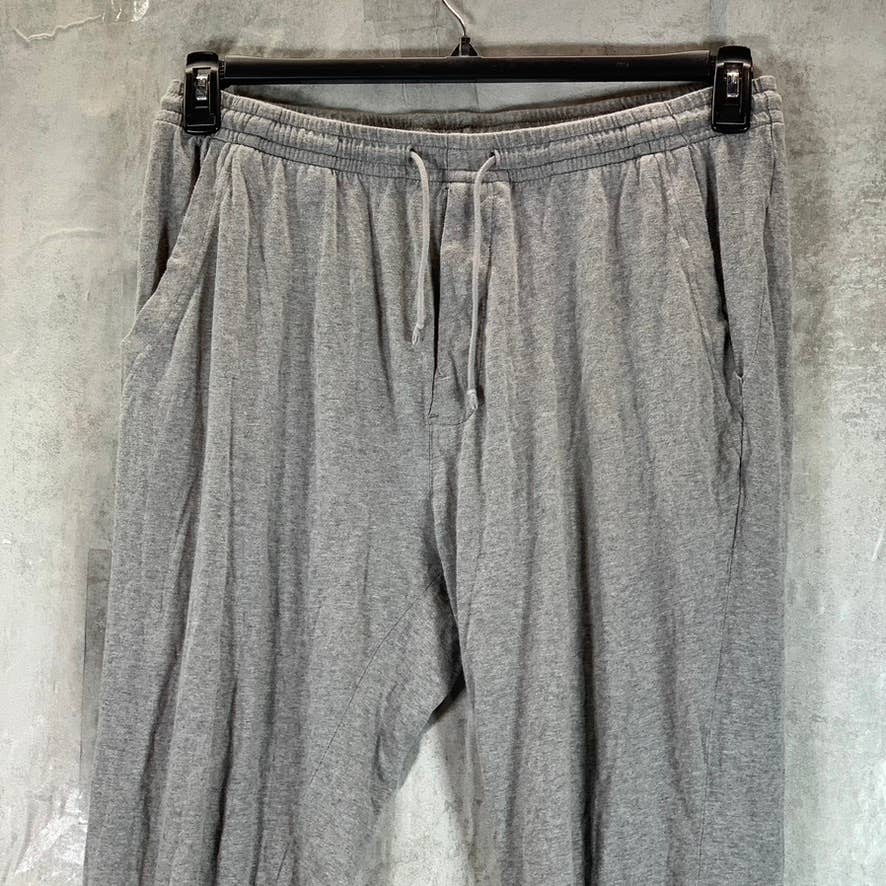 J.CREW Men's Light Grey Slim-Fit Drawstring Pull-On Sweatpants SZ L