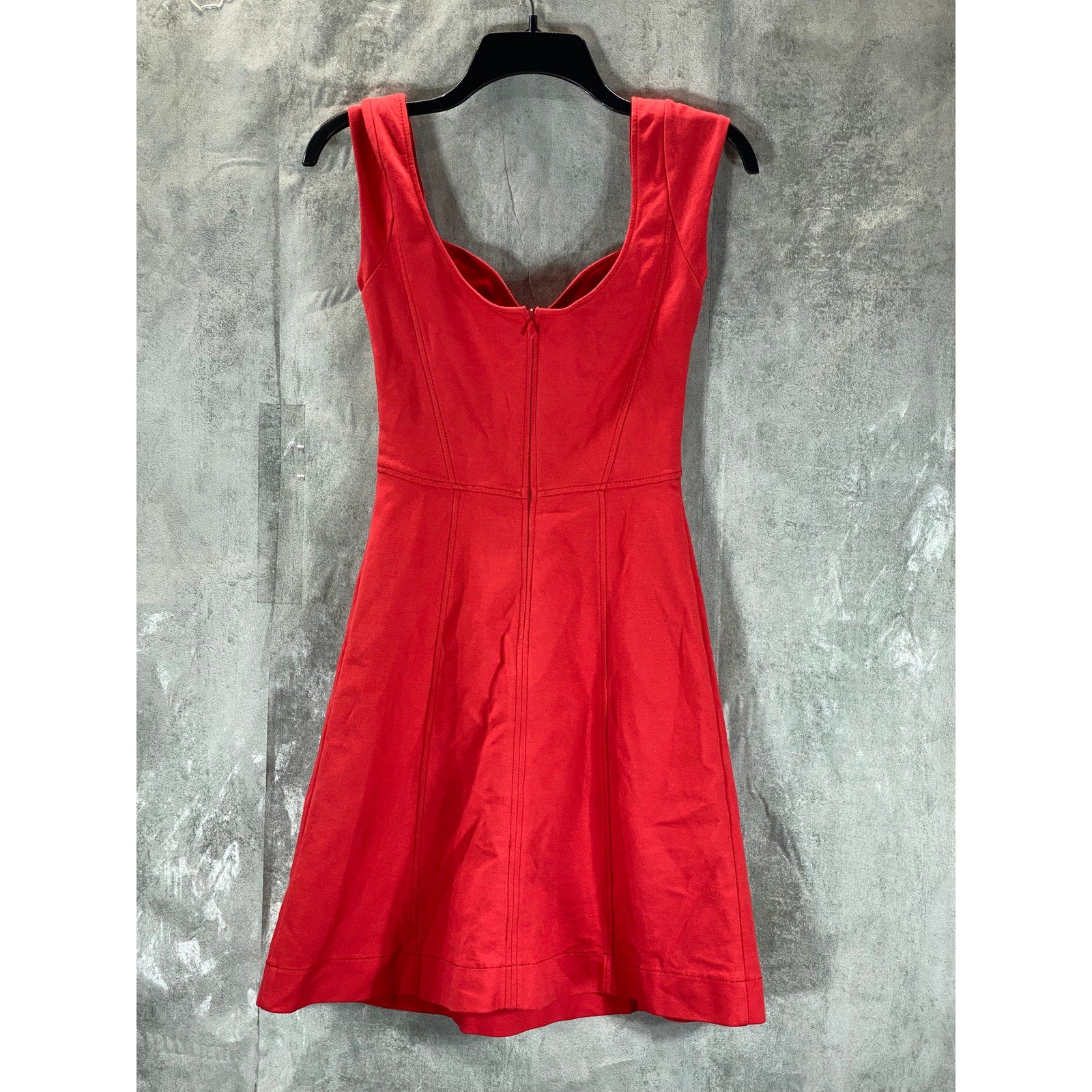 FRENCH CONNECTION Women's Scarlet V-Neck Cap-Sleeve Mini Dress SZ 0