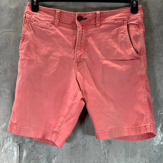 AMERICAN EAGLE OUTFITTERS Men's Coral Active Flex Classic Shorts SZ 33