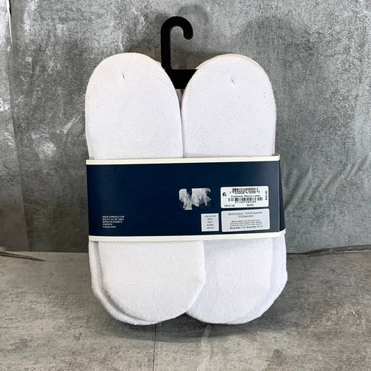 CLUB ROOM Men's White Solid 12-Pack No Show Socks SZ 10-13