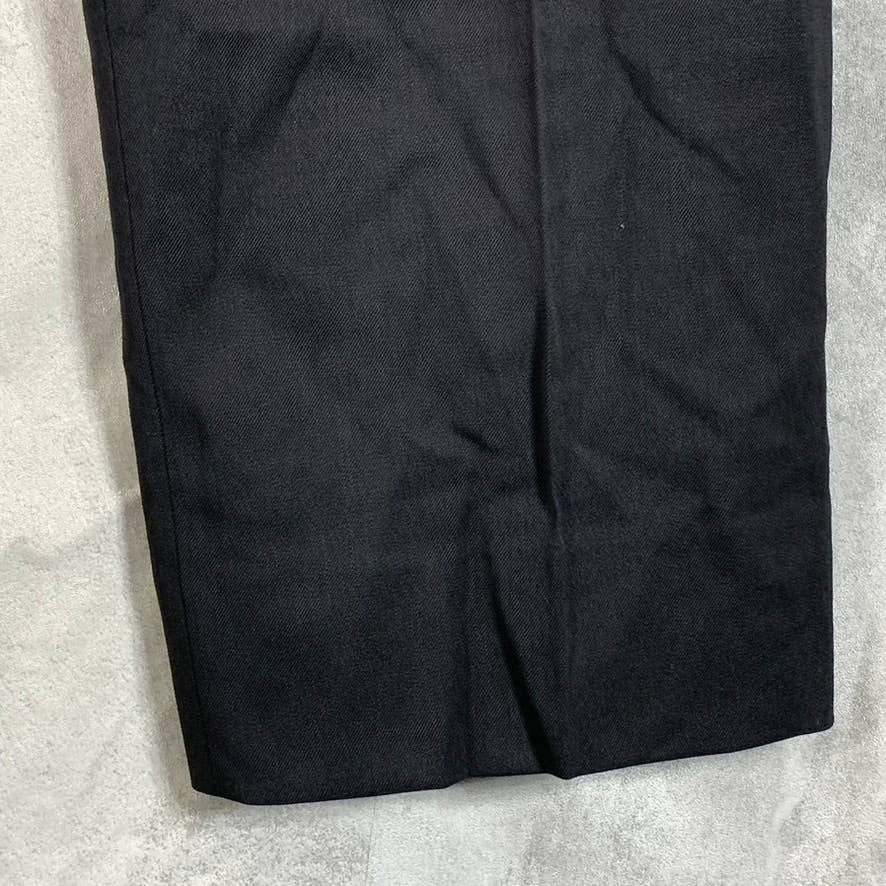 AYR Women's Black Solid Pleated Dress Pants SZ 6