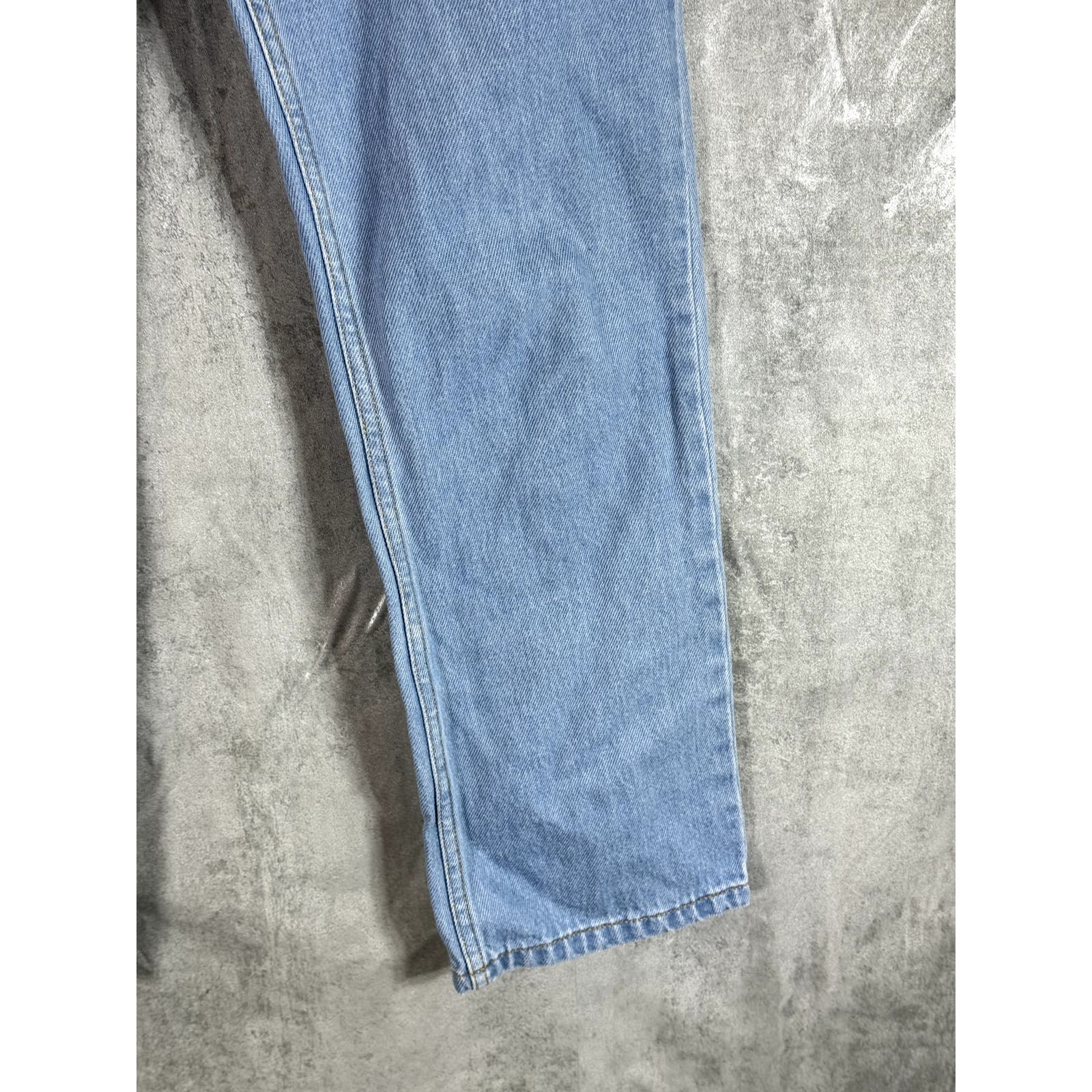 MAISON LABICHE Paris Women's Light Blue Straight Leg Denim Jeans SZ 28